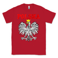 Red polska poland eagle poland heritage polish pride roots tank top Classic Tee - linhVisuals