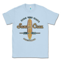 Dusty Blue santa cruz, ca vintage surfers tshirt Classic Tee - linhVisuals