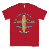 Red santa cruz, ca vintage surfers tshirt Classic Tee - linhVisuals