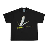 Black Blue And Yellow Dragonfly Urban Heavy Tee - LillyAllenDesigns