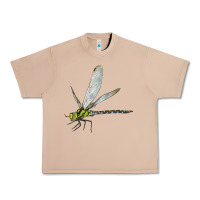 Burro Blue And Yellow Dragonfly Urban Heavy Tee - LillyAllenDesigns