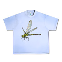 Grape Ice Blue And Yellow Dragonfly Urban Heavy Tee - LillyAllenDesigns