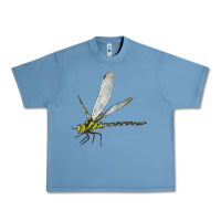 Pebble Blue Blue And Yellow Dragonfly Urban Heavy Tee - LillyAllenDesigns