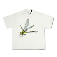 Pistachio Blue And Yellow Dragonfly Urban Heavy Tee - LillyAllenDesigns