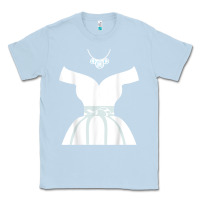 Dusty Blue wedding dresses bridal showers cute graphic funny t shirt Classic Tee - linhVisuals