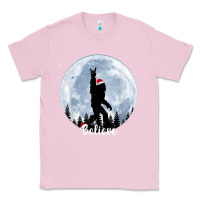 Bubblegum Pink santa bigfoot christmas rock funny sasquatch believe xmas t shirt Classic Tee - linhVisuals