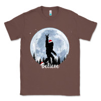 Chestnut santa bigfoot christmas rock funny sasquatch believe xmas t shirt Classic Tee - linhVisuals
