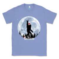 Colony Blue santa bigfoot christmas rock funny sasquatch believe xmas t shirt Classic Tee - linhVisuals