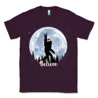 Plum santa bigfoot christmas rock funny sasquatch believe xmas t shirt Classic Tee - linhVisuals
