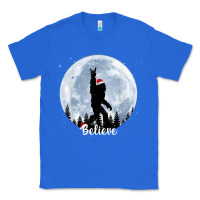 True Royal santa bigfoot christmas rock funny sasquatch believe xmas t shirt Classic Tee - linhVisuals