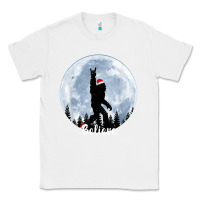 White santa bigfoot christmas rock funny sasquatch believe xmas t shirt Classic Tee - linhVisuals