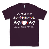 Plum baseball coach crazy mom baseball Classic Tee - linhVisuals