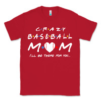 Red baseball coach crazy mom baseball Classic Tee - linhVisuals