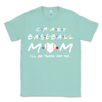 Seafoam baseball coach crazy mom baseball Classic Tee - linhVisuals