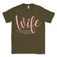 Army Green wife collection t shirt Classic Tee - linhVisuals