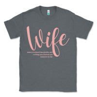 Charcoal Heather wife collection t shirt Classic Tee - linhVisuals