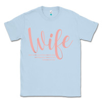 Dusty Blue wife collection t shirt Classic Tee - linhVisuals