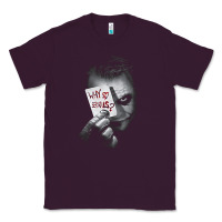 Plum us dc dark knight photo why so serious 01 black h pullover hoodie Classic Tee - linhVisuals