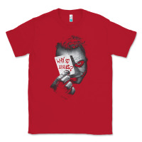 Red us dc dark knight photo why so serious 01 black h pullover hoodie Classic Tee - linhVisuals