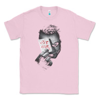 Bubblegum Pink us dc dark knight photo why so serious 01 black h pullover hoodie Classic Tee - linhVisuals