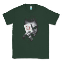 Sports Green us dc dark knight photo why so serious 01 black h pullover hoodie Classic Tee - linhVisuals