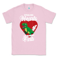 Bubblegum Pink stealing hearts and blasting farts valentine's day t shirt Classic Tee - linhVisuals