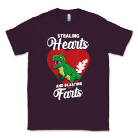 Plum stealing hearts and blasting farts valentine's day t shirt Classic Tee - linhVisuals