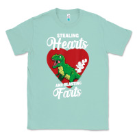 Seafoam stealing hearts and blasting farts valentine's day t shirt Classic Tee - linhVisuals