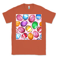 Copper Easter Eggs Seamless Pattern Classic Tee - BundleAndBundleShop