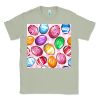 Matcha Easter Eggs Seamless Pattern Classic Tee - BundleAndBundleShop