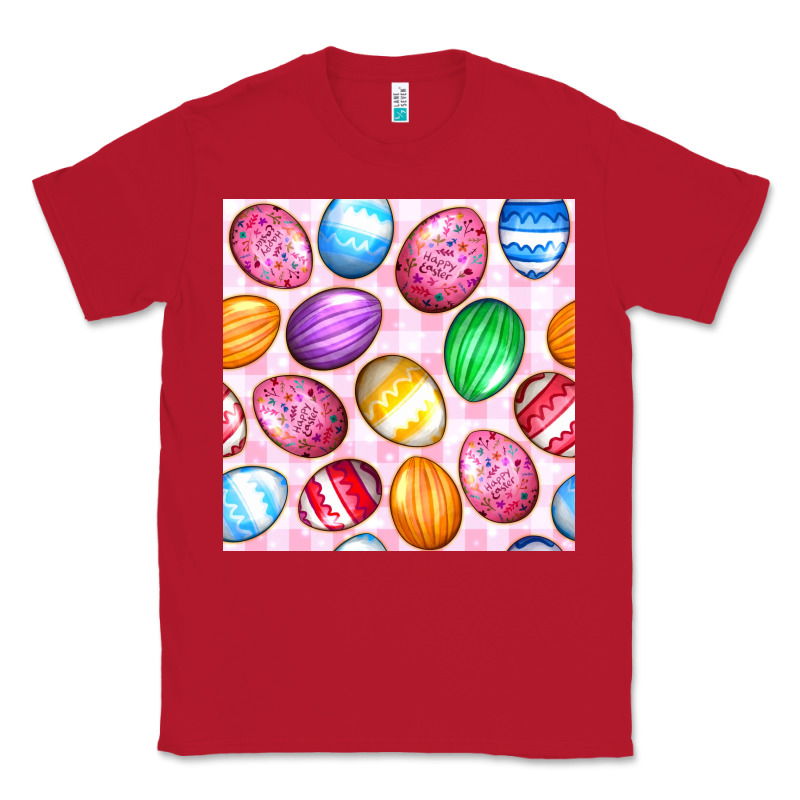 Easter Eggs Seamless Pattern Classic Tee by BundleAndBundleShop | Teevron