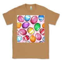 Toasted Coconut Easter Eggs Seamless Pattern Classic Tee - BundleAndBundleShop
