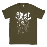 Army Green GHOST Classic Tee - linhVisuals