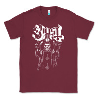 Burgundy GHOST Classic Tee - linhVisuals