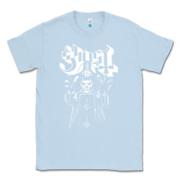 Dusty Blue GHOST Classic Tee - linhVisuals