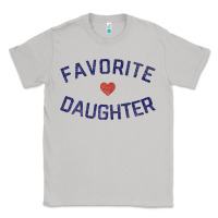 Moon Dust womens favorite daughter heart distressed vintage faded classic t shir Classic Tee - linhVisuals