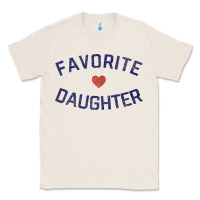 Natural womens favorite daughter heart distressed vintage faded classic t shir Classic Tee - linhVisuals