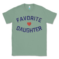 Sage womens favorite daughter heart distressed vintage faded classic t shir Classic Tee - linhVisuals