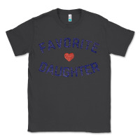 Smoke womens favorite daughter heart distressed vintage faded classic t shir Classic Tee - linhVisuals