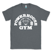 Charcoal Heather POWERHOUSE GYM POPULAR Classic Tee - linhVisuals