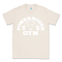 Natural POWERHOUSE GYM POPULAR Classic Tee - linhVisuals