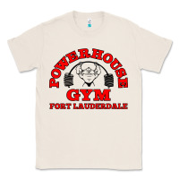 Natural POWERHOUSE GYM CLASSIC Classic Tee - linhVisuals
