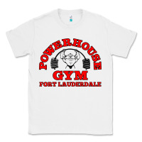 White POWERHOUSE GYM CLASSIC Classic Tee - linhVisuals