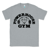 Heather Grey POWERHOUSE GYM Classic Tee - linhVisuals