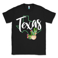 Texas State Map Pride Cactus Vintage Texas Sweatshirt Classic Tee | Teevron