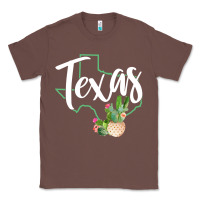 Chestnut texas state map pride cactus vintage texas sweatshirt Classic Tee - linhVisuals