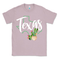 Lilac texas state map pride cactus vintage texas sweatshirt Classic Tee - linhVisuals