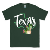Sports Green texas state map pride cactus vintage texas sweatshirt Classic Tee - linhVisuals