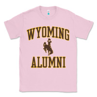 Bubblegum Pink wyoming cowboys apparel alumni classic arch long sleeve t shirt Classic Tee - linhVisuals