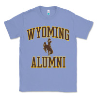 Colony Blue wyoming cowboys apparel alumni classic arch long sleeve t shirt Classic Tee - linhVisuals